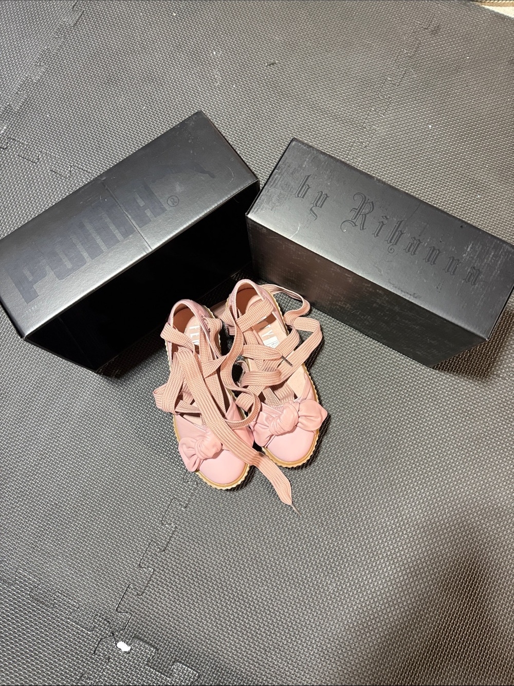 Fenty  by Rihanna bow creeper sandals